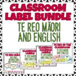 Classroom Display Labels NZ Te Reo Māori and English BUNDLE