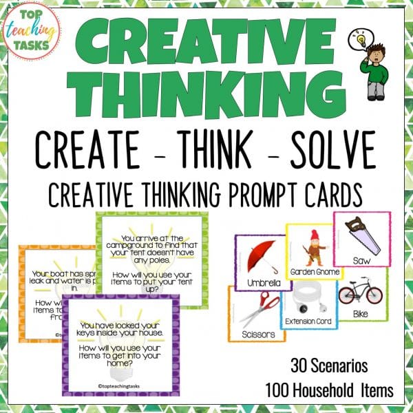 Creative Thinking Activities and Problem Solving Cards 4