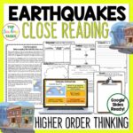 Earthquakes Reading Activites