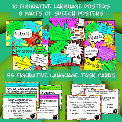 Writing Skills BUNDLE Activities, Posters and Task Cards Year 3 and 4 ...