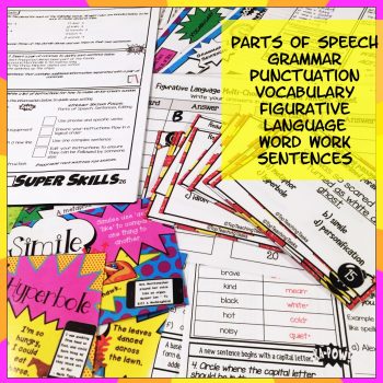 Literacy Skills Grammar Punctuation Spelling Vocabulary - Year 7 and 8 ...