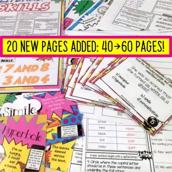 Grammar Punctuation Spelling Vocabulary Literacy Skills Year 7 and 8 b Grammar Punctuation Spelling Vocabulary Literacy Skills Year 7 and 8 b