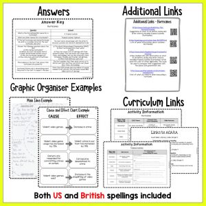 Hurricanes and Tropical Cyclones Reading Comprehension Passages and