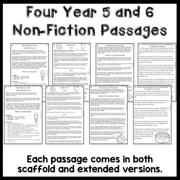 Kiwiana-Close-Reading-Comprehension-Passages-and-Activities-1 Kiwiana-Close-Reading-Comprehension-Passages-and-Activities-1