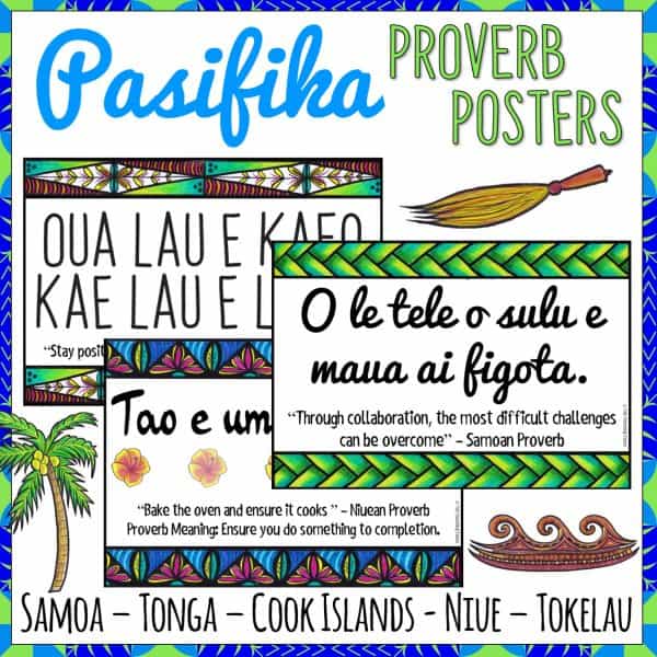 Pacific Islands Growth Mindset Proverb Posters Pacific Islands