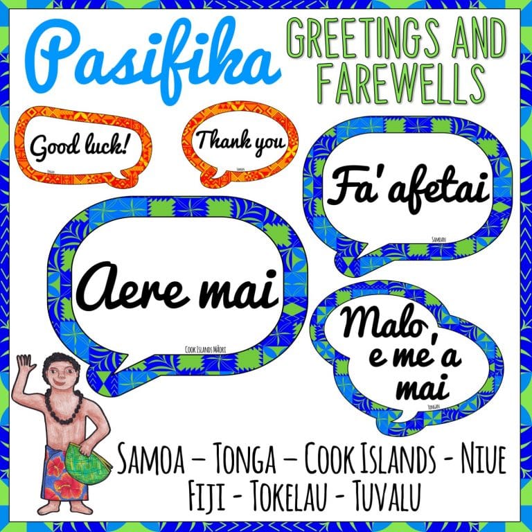 Pacific Islands Greetings and Farewells Classroom Display - Top ...