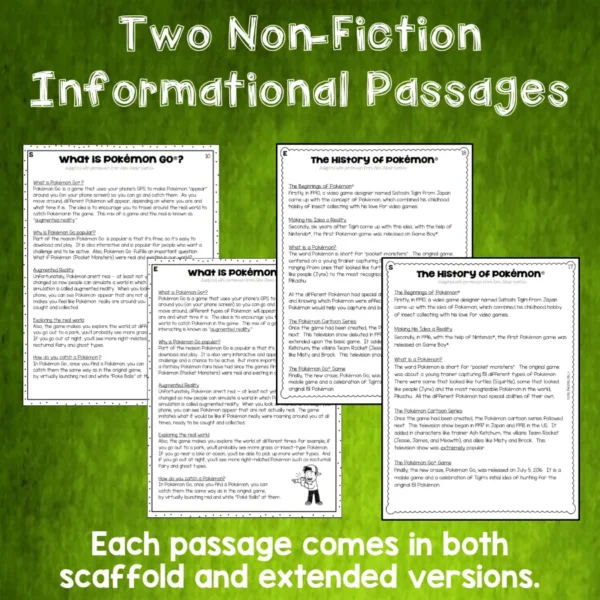 Pokemon-Go-Reading-Comprehension-1 Pokemon-Go-Reading-Comprehension-1