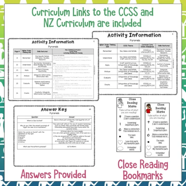 Pyramids-Reading-Comprehension-3 Pyramids-Reading-Comprehension-3