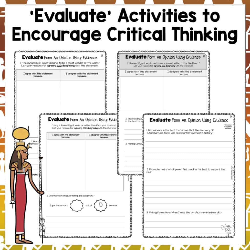 Ancient Egypt Reading Comprehension Passages and Questions BUNDLE - Top ...