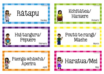 Te-Reo-Māori-and-English-EDITABLE-Classroom-Calendar-Labels-two Te-Reo-Māori-and-English-EDITABLE-Classroom-Calendar-Labels-two