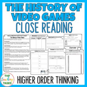 The History of Video Games Reading Comprehension Passages and Questions