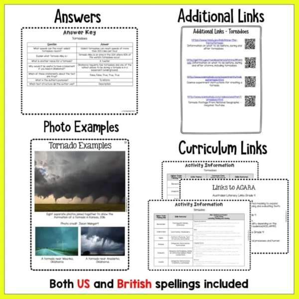 Tornadoes-Reading-Comprehension-Passages-and-Questions-3 Tornadoes-Reading-Comprehension-Passages-and-Questions-3