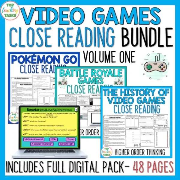 Video-Games-Reading-Bundle