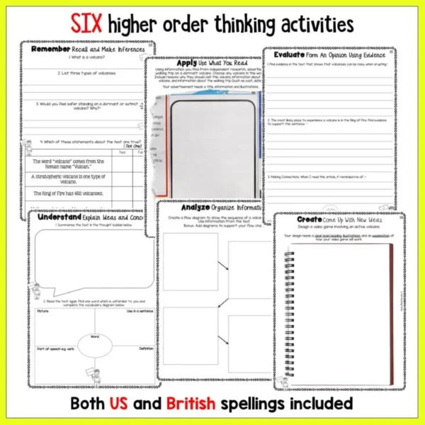 Volcanoes-Reading-Comprehension-Passages-and-Questions-2 Volcanoes-Reading-Comprehension-Passages-and-Questions-2