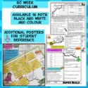 Writing Skills BUNDLE Activities, Posters and Task Cards Year 5 and 6 a