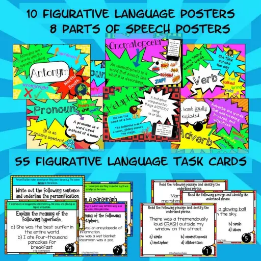 Writing Skills BUNDLE Activities, Posters and Task Cards Year 5 and 6 c Writing Skills BUNDLE Activities, Posters and Task Cards Year 5 and 6 c