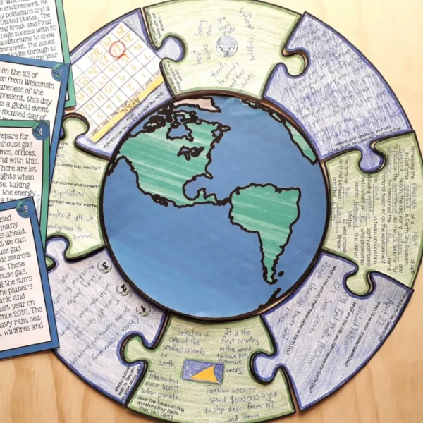 Earth Day Reading Comprehension Puzzle Activity c Earth Day Reading Comprehension Puzzle Activity c