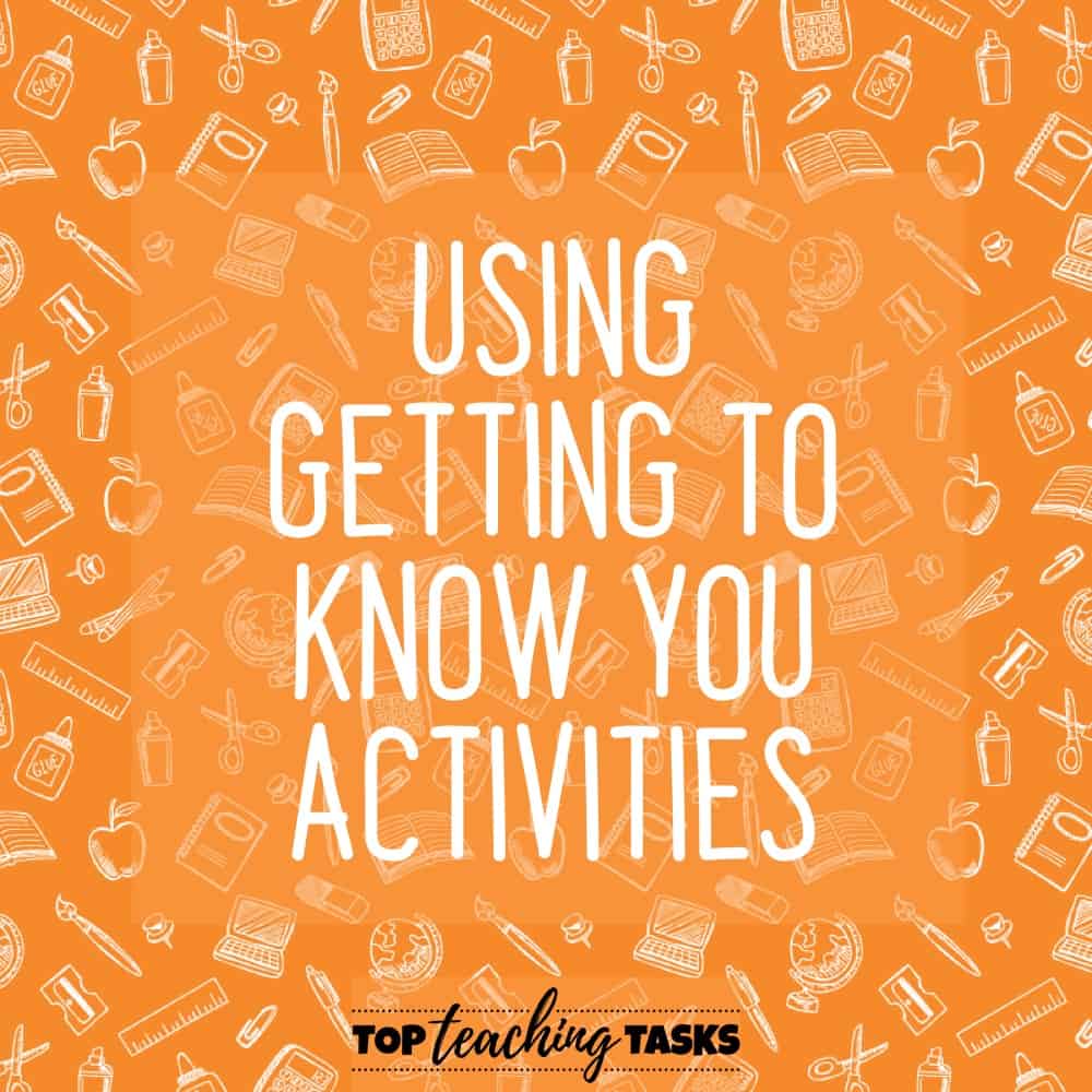 Using Getting To know you activities. A huge part of the Back to School season is ensuring that your students feel comfortable and connected in their new classroom environment. These tips will help you to use Getting to Know You activities to build a positive and inclusive classroom culture from day one