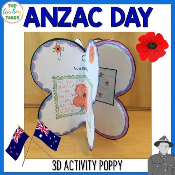 Anzac Day poppies