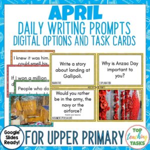 Daily Writing Prompts for April