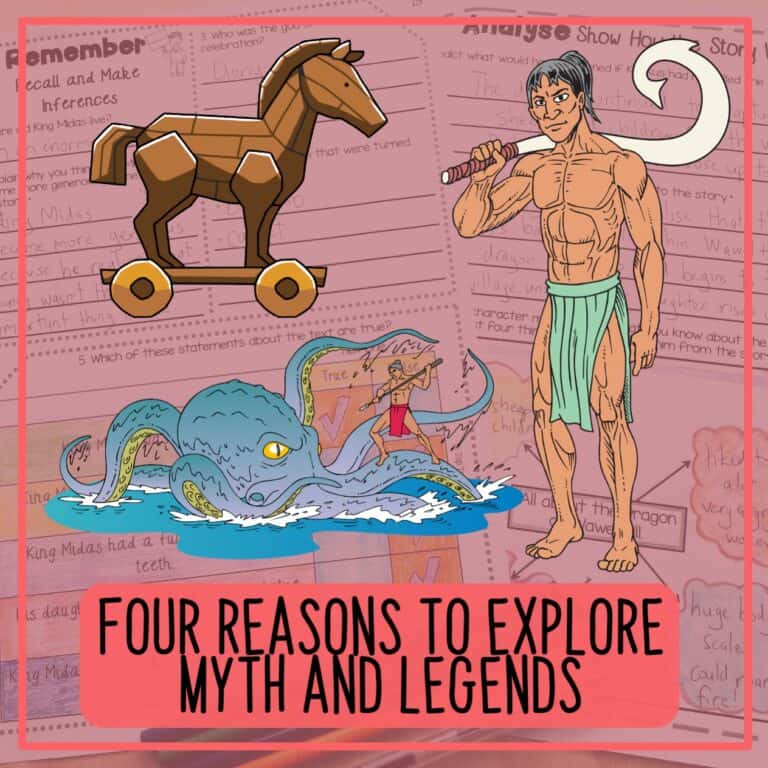 4 Reasons To Use Myths and Legends Reading Activities