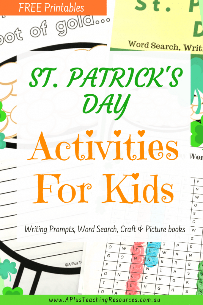 St Patricks Day Printables For Kids - classroom instructional materials