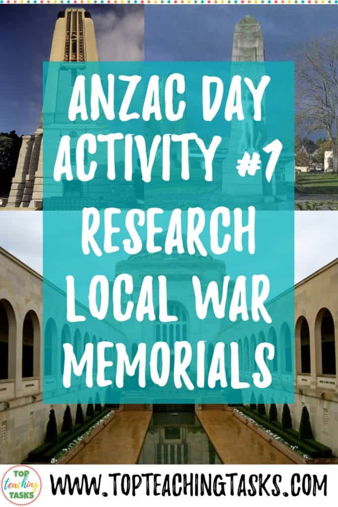 Anzac Day activities for kids - Instructional resources for teachers