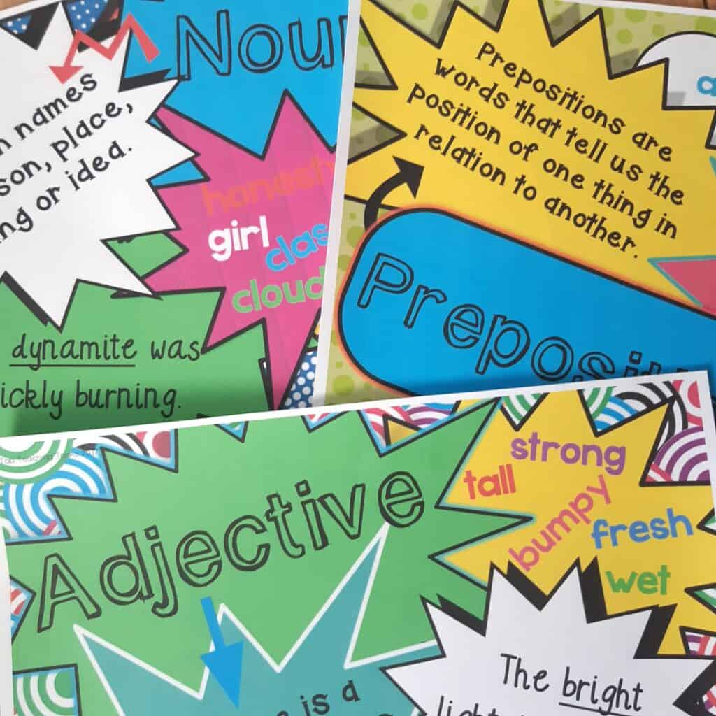 Parts of Speech Posters - Top Teaching Tasks