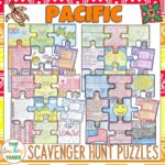 Pacific Islands Scavenger Hunt Puzzle