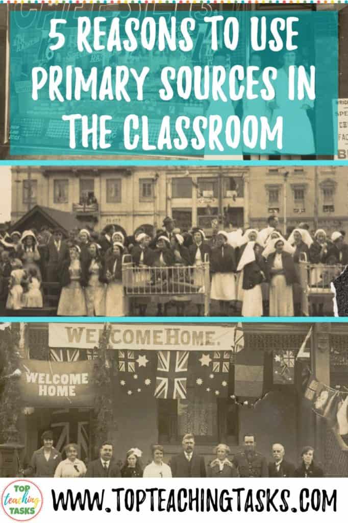 5 Reasons to Use Primary Sources in the Classroom - Instructional materials