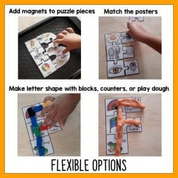 Alphabet Puzzles Capital Letters | Beginning Sounds - Top Teaching Tasks