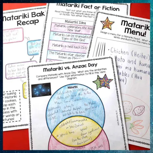Matariki Activities Year 3 and 4 3 Matariki Activities Year 3 and 4 3