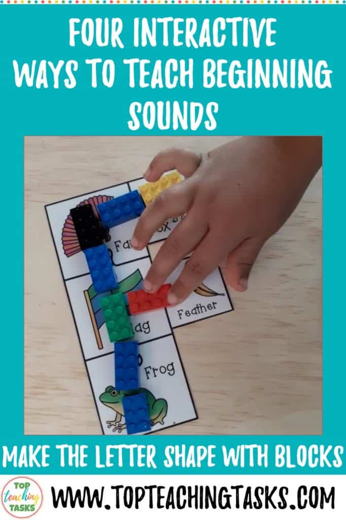 Letter Shapes - Four Interactive Ways to Teach Beginning Sounds