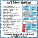 New Zealand Explorers Digital Webquest for Google Slides d