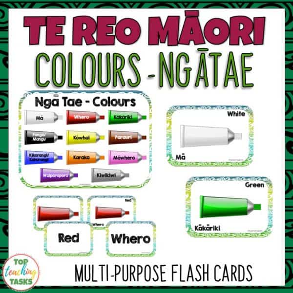 Te Reo Māori Colours