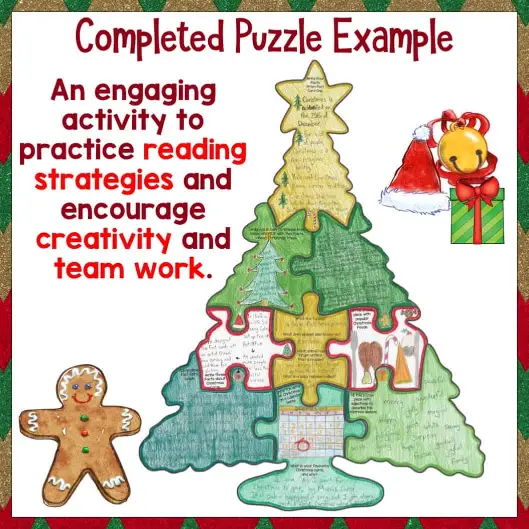 christmas reading puzzle c christmas reading puzzle c
