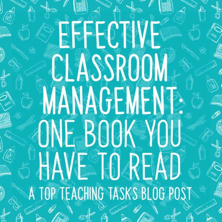 Effective Classroom Management: One Book You Have to Read