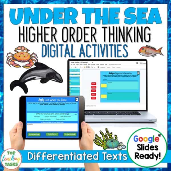 Under the sea digital reading