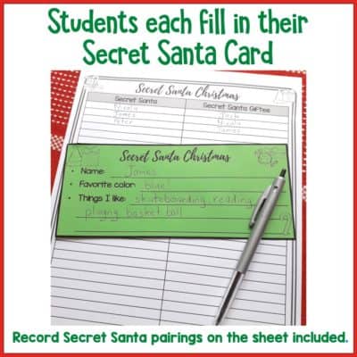 Christmas Secret Santa Collaborative Puzzle Activity - Top Teaching Tasks