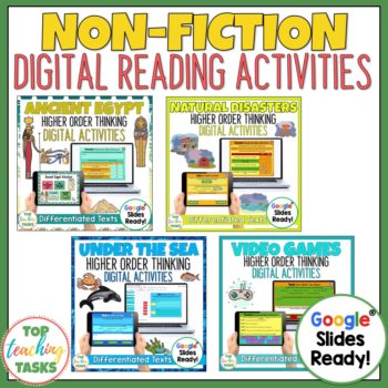 Digital Non-Fiction Reading Comprehension for Google Classroom - Top ...