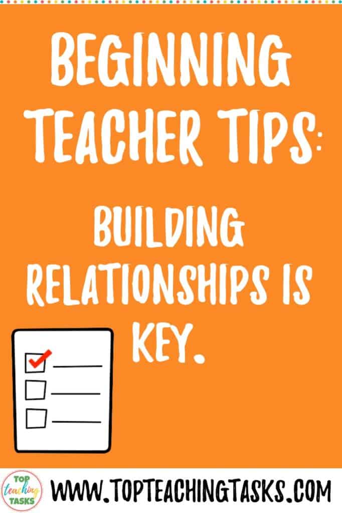 Never underestimate the power of building relationships with your students. 