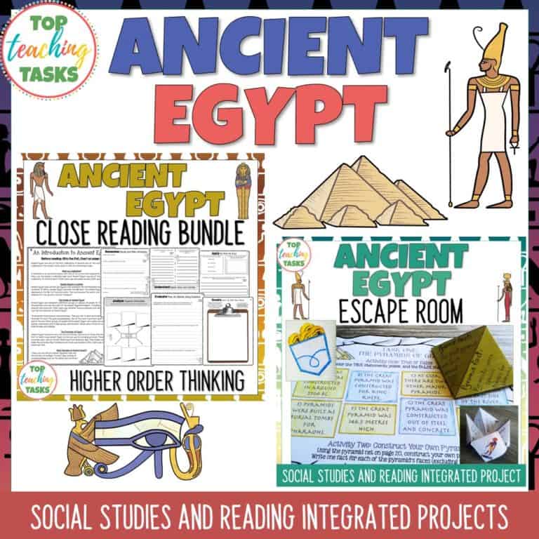 Ancient Egypt Reading Comprehension Bundle | Escape Room - Top Teaching ...