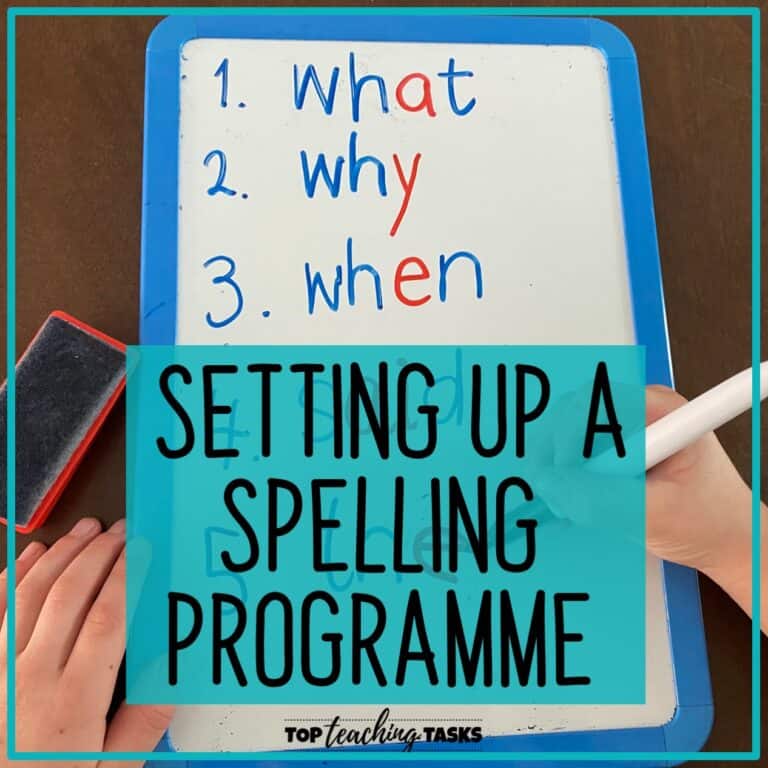 Beginning Teacher Tips: Setting Up A Spelling Programme