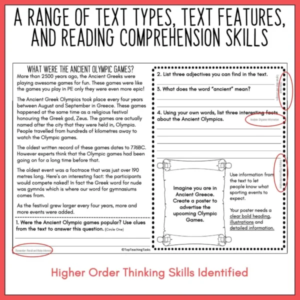 Non-Fiction-Reading-Comprehension-Passages b Non-Fiction-Reading-Comprehension-Passages b