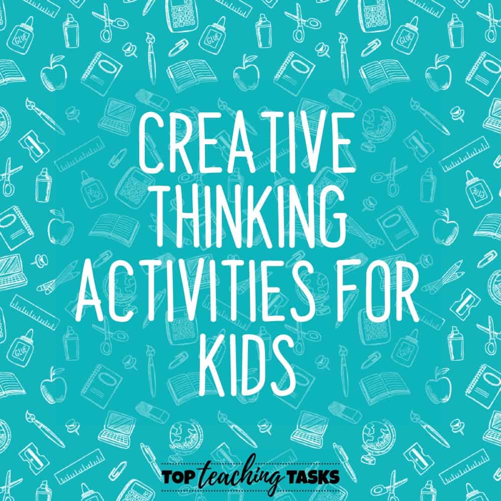 creative thinking skills worksheets