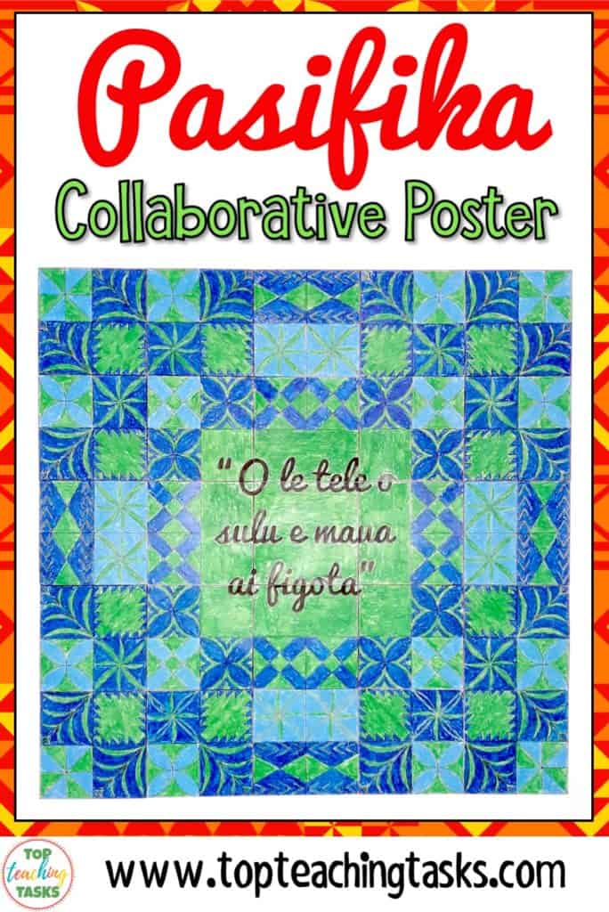 Pasifika Collaborative Poster. Talofa! Mālō e lelei! Kia Orana! Fakaalofa atu! Bring the vibrancy of the Pacific Islands into your classroom while encouraging collaboration and teamwork with this fun and interactive Growth Mindset Collaborative Poster. This poster features authentic Polynesian designs from Samoa, Tonga, the Cook Islands, Niue and Tokelau. It would be a great back to school resource to build a culture of collaboration, teamwork, and cultural diversity in your classroom.