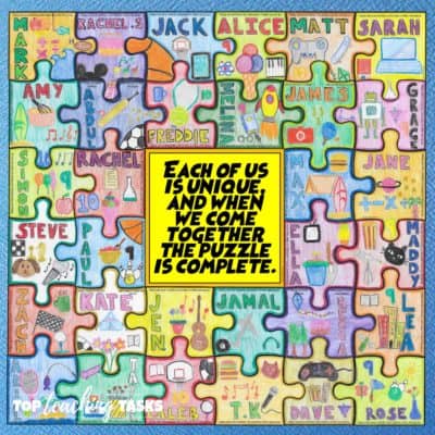 Getting To Know You Collaborative Puzzle | Back to School Activities ...