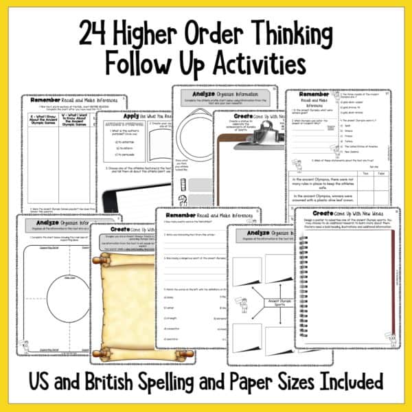 Ancient Olympics Reading Comprehension 2 Ancient Olympics Reading Comprehension 2