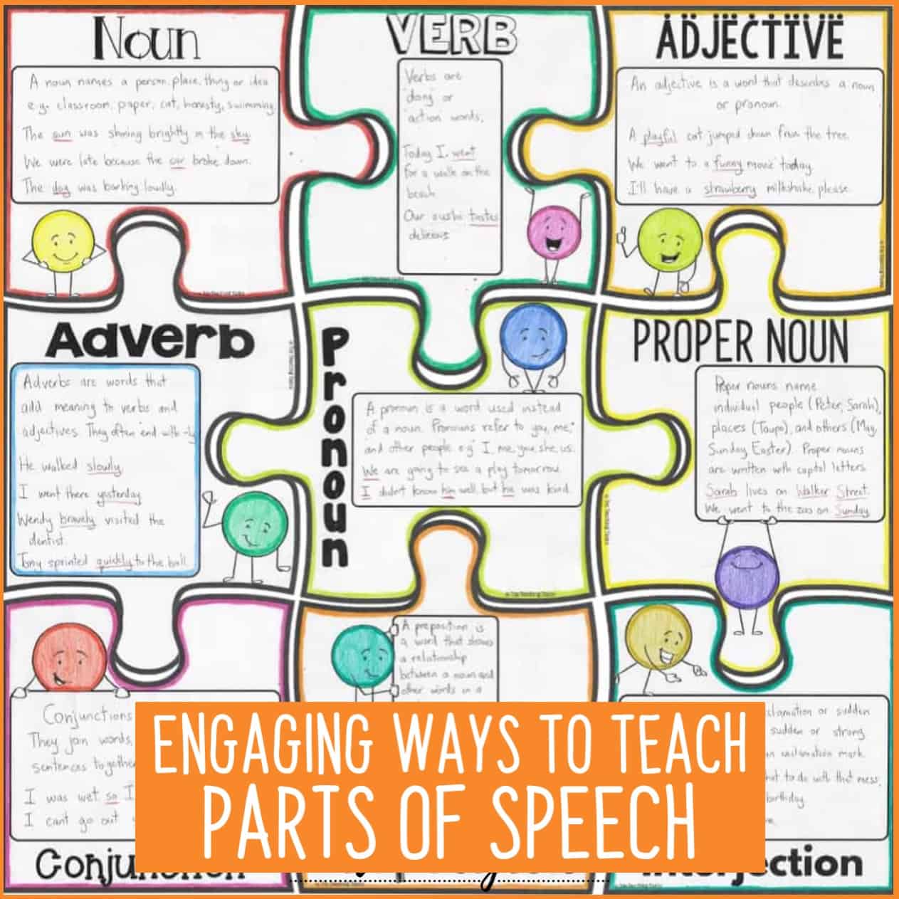 project work parts of speech