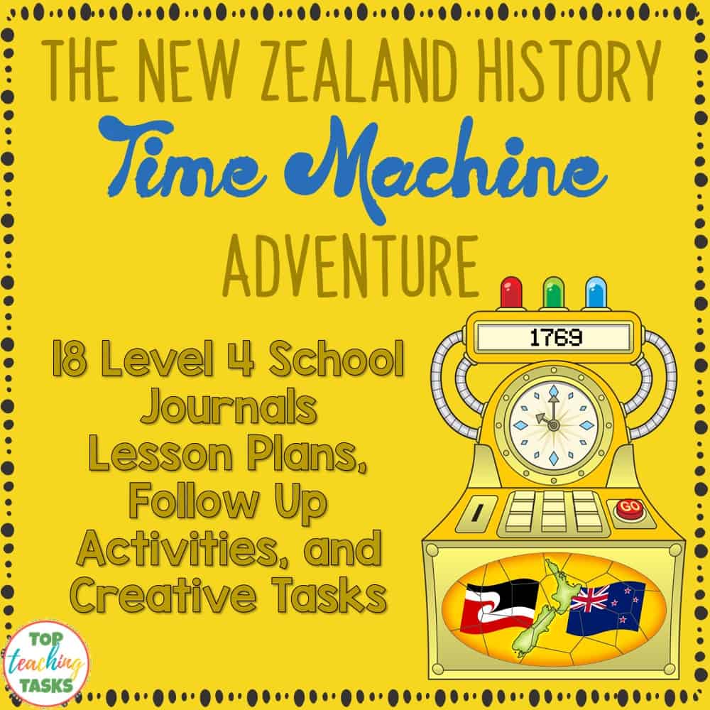 new zealand history time travel adventure reading activities level 4